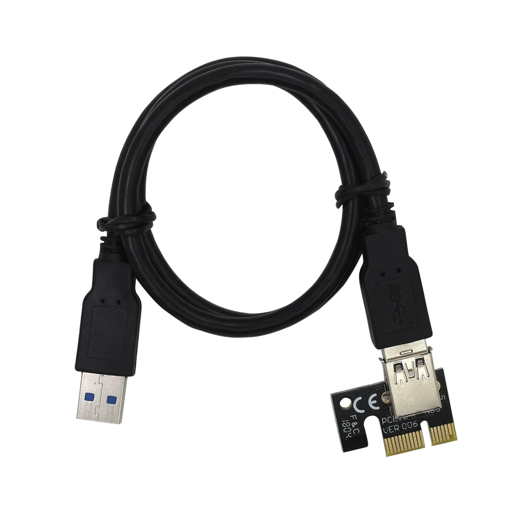 TISHRIC 10 шт. 2018 PCI E Express PCIE Riser Card 1x к 16x USB 3 0 SATA 4Pin Molex адаптер питания для майнинга