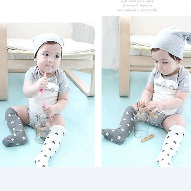 Хлопковые носки для малышей на весну и осень новорожденных девочек детские до