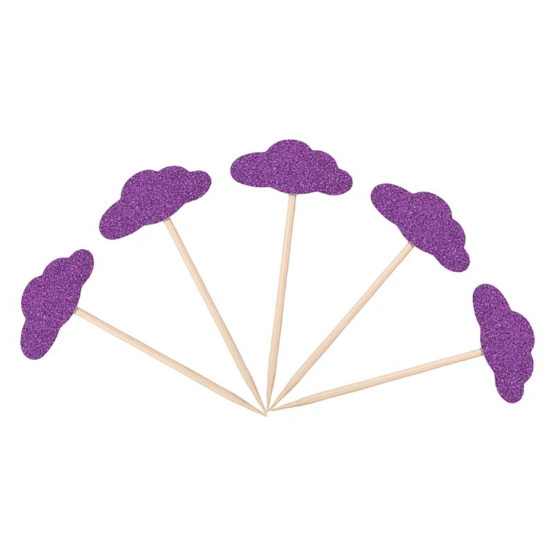 5 шт./упак. бумага облако торт Топпер вставить кекс товары для вечеринки дня