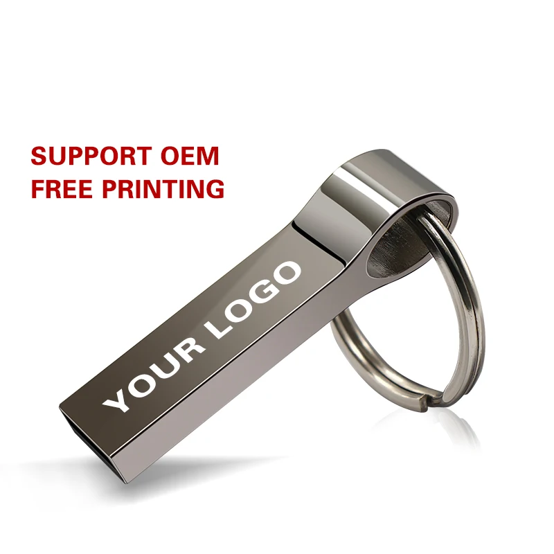 Металлический USB флеш-накопитель с логотипом на заказ 4 ГБ 8 16 32 64 USB-накопитель