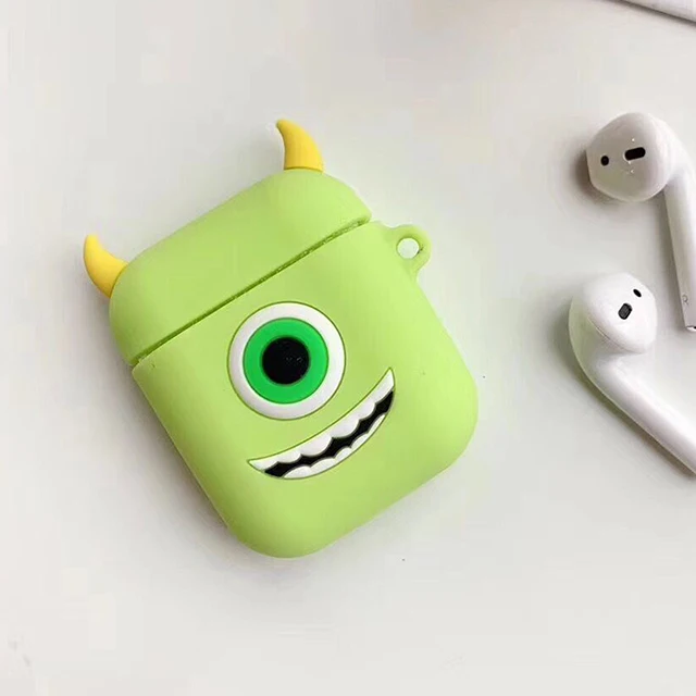 Single eye 7 3D мультфильм беспроводной Bluetooth чехол для наушников для Apple AirPods силиконовый зарядный чехол для наушников Защитный чехол для AirPods - Цвет: Single eye 7