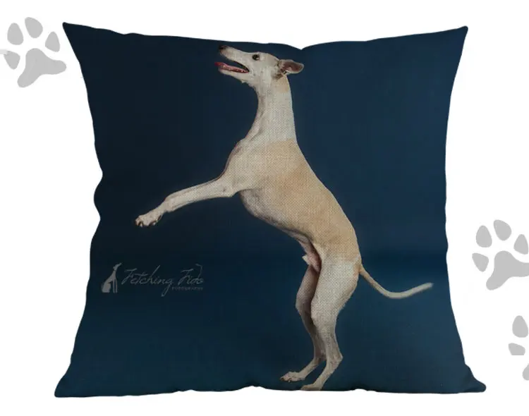 Whippet Собака Декоративные Чехлы для подушек подушки Чехлы для дивана подушки Животные наволочки с изображением собак чехлы на подушки для дома Декор
