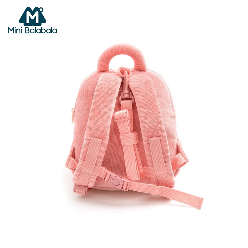 Mini Balabala Kids Backpack 3D Animal Rabbit Bear Plush Cartoon Schoolbag Toddler Boys Girls Kindergarten Children School Bags | Мать и
