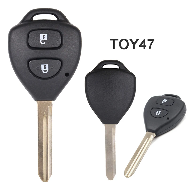 Сменный Чехол для ключа дистанционного управления Toyota Corolla Rav4 Yaris Avensis Avalon 2 кнопки