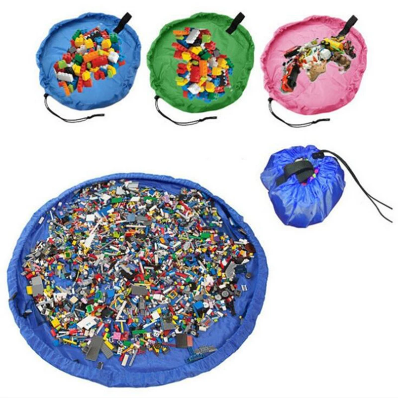 Legoings игрушки игровой коврик модель организатора здания Наборы Портативный