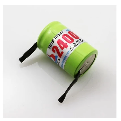 1,2 v li po li-ion батареи Ni-MH батареи 1 2 v lipo литий-ионные перезаряжаемые литий-ионные для игрушек 1,2 V - Цвет: 2400mah-green1