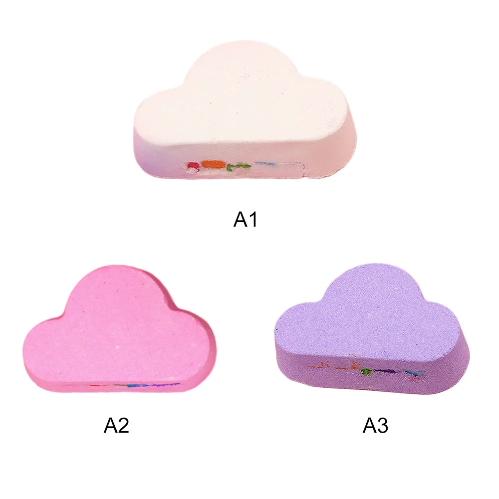 

Natural Organic Skin Care Cloud Rainbow Bath Salt Exfoliating Moisturizing Bubble Bath Bombs Ball Bath Supplies