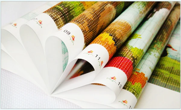 Рукоделие своими руками 11CT14CT вышивка крестиком лунный свет над прудом лотоса! DMC