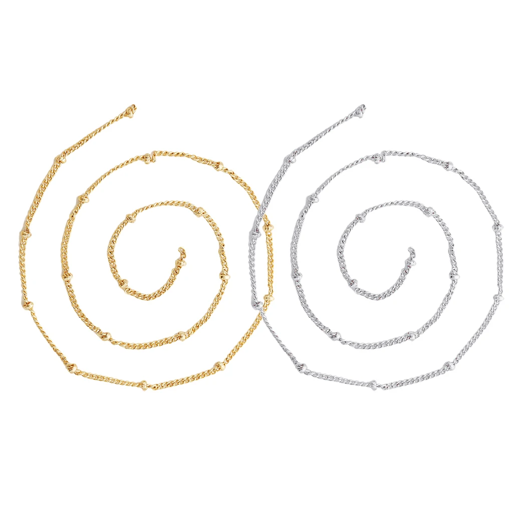 5 метров бисерное ожерелье браслет Подвеска удлинитель цепи Сделай Сам ювелирные