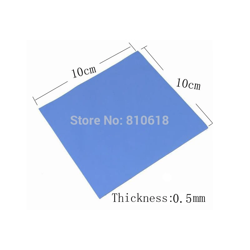 Новинка теплоотвод для графического процессора 100 мм * 0 5 проводящая силиконовая