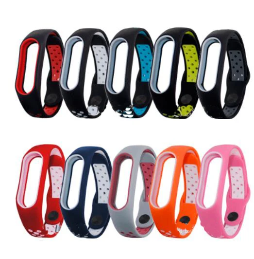 Высококачественный резиновый спортивный ремешок для браслета Xiaomi Mi Band 3 4