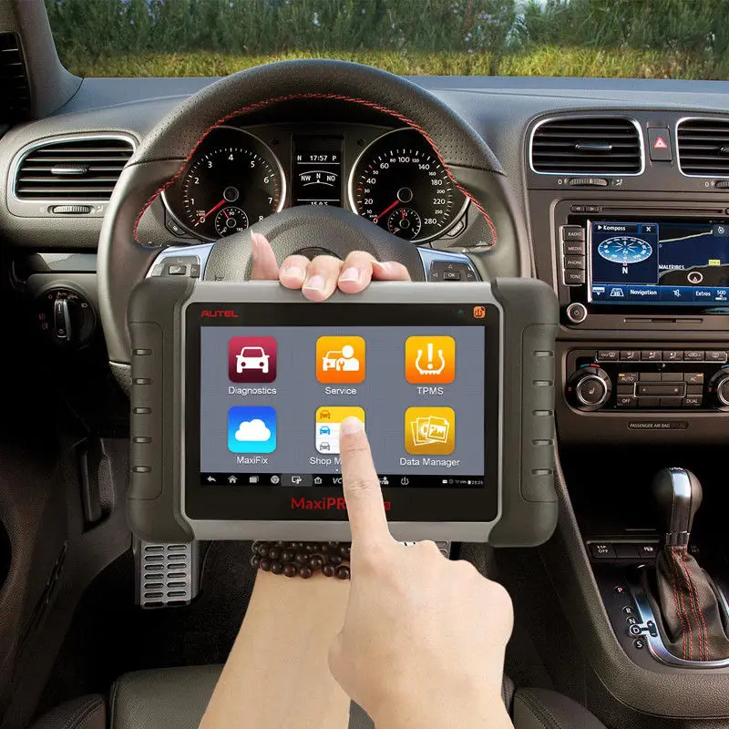 AUTEL MaxiPRO MP808TS OBD2 сканер автомобильный Bluetooth OBDII диагностический инструмент SRS TPMS