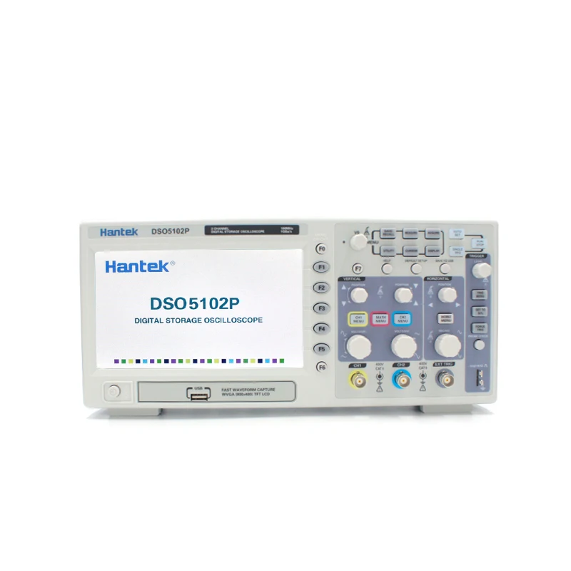 Цифровой осциллограф DSO5102P 100 МГц 2 канала 1 Гвыб./с 7-дюймовый Tft ЖК-дисплей лучше