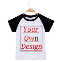 customized children t shirt your own designed 100 cotton short sleeve custom design printing kids tee shirts girl and boy tops