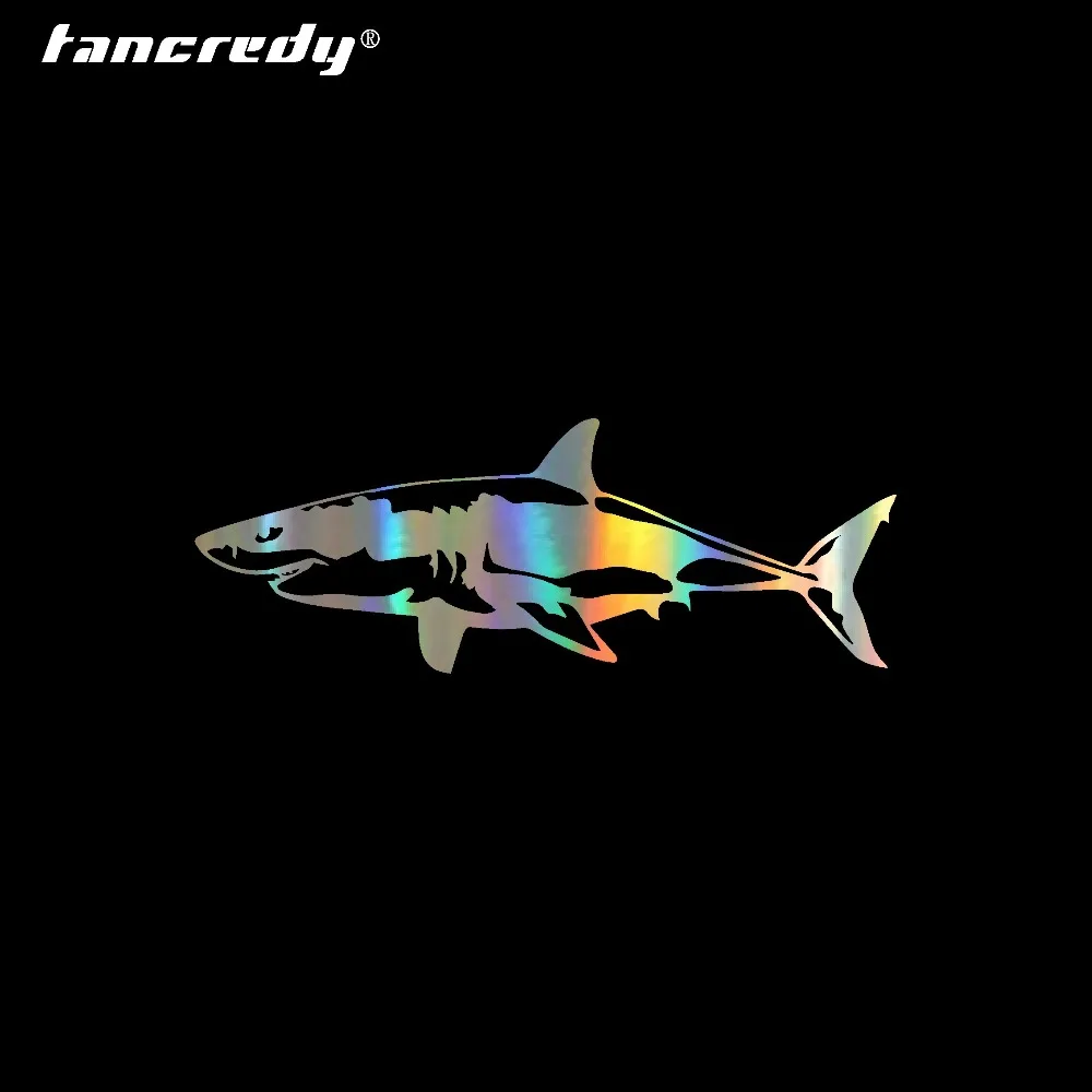 Виниловая наклейка Tancredy 17 1*6 4 см Great White Shark украшения наклейки для автомобилей с