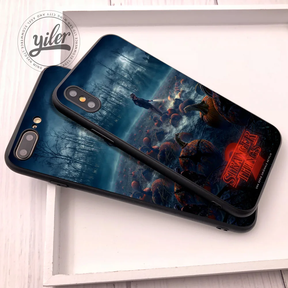 Coque чехол с принтом из сериала "очень странные дела" для iPhone 7 Plus 11 pro XS Max чехол для iPhone 5S, SE 6S 7 8 Plus чехол s для iPhone XR 6 7 8 Plus чехол