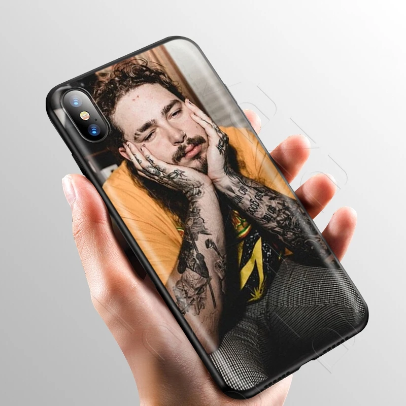 Чехол Lavaza Post Malone для iPhone 11 Pro XS Max XR X 8 7 6 6S Plus 5 5S se