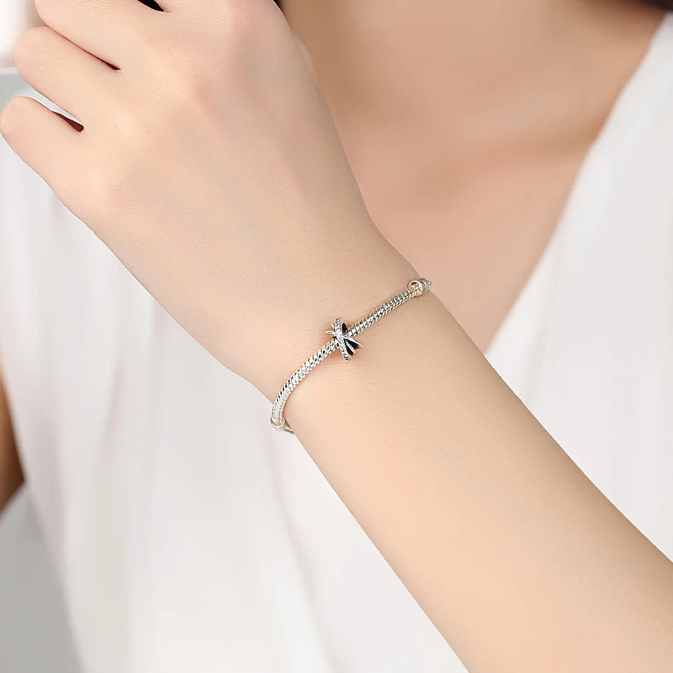 FOREWE Fit Pandora очаровательный браслет оригинал Стерлинговое Серебро 925 пробы