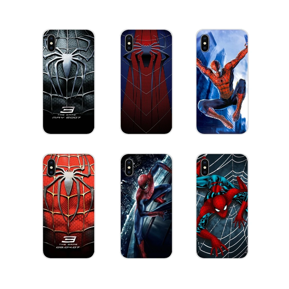 Аксессуары чехлы для телефона с изображением Человека паука 3 синий нагрудник