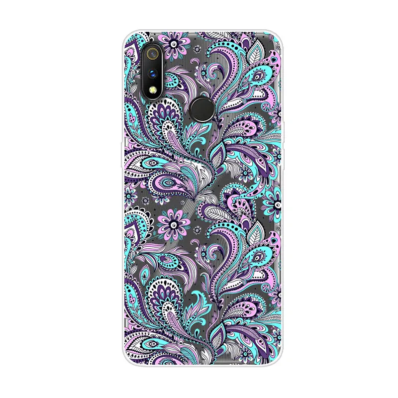 23 Мягкий чехол из ТПУ для OPPO Realme 3 Pro, Прозрачный бампер с мультяшным рисунком, задняя крышка для телефона OPPO Realme3 3Pro Realme3Pro, силиконовый чехол s - Цвет: 23