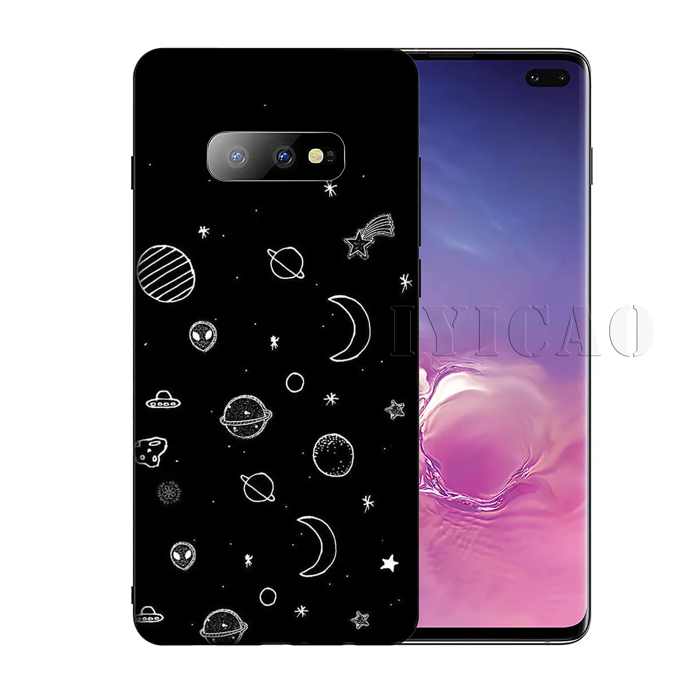 IYICAO милый Alien UFO Kawaii мягкий силиконовый чехол для телефона Samsung Galaxy S20 Ultra S10 Lite S9 S8