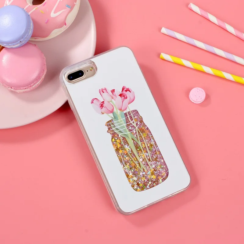 Летний чехол для iPhone 7, iPhone 6s - 100 шт. Жидкий песок, молоко, девочка, силиконовый чехол для iPhone XS, XR, XS Max. Бесплатная доставка DHL.Летний чехол для iPhone 7 iPhone 6s 100pc Жидкий Песок Молоко Девочка Силиконовый Чехол для iPhone XS XR XS 