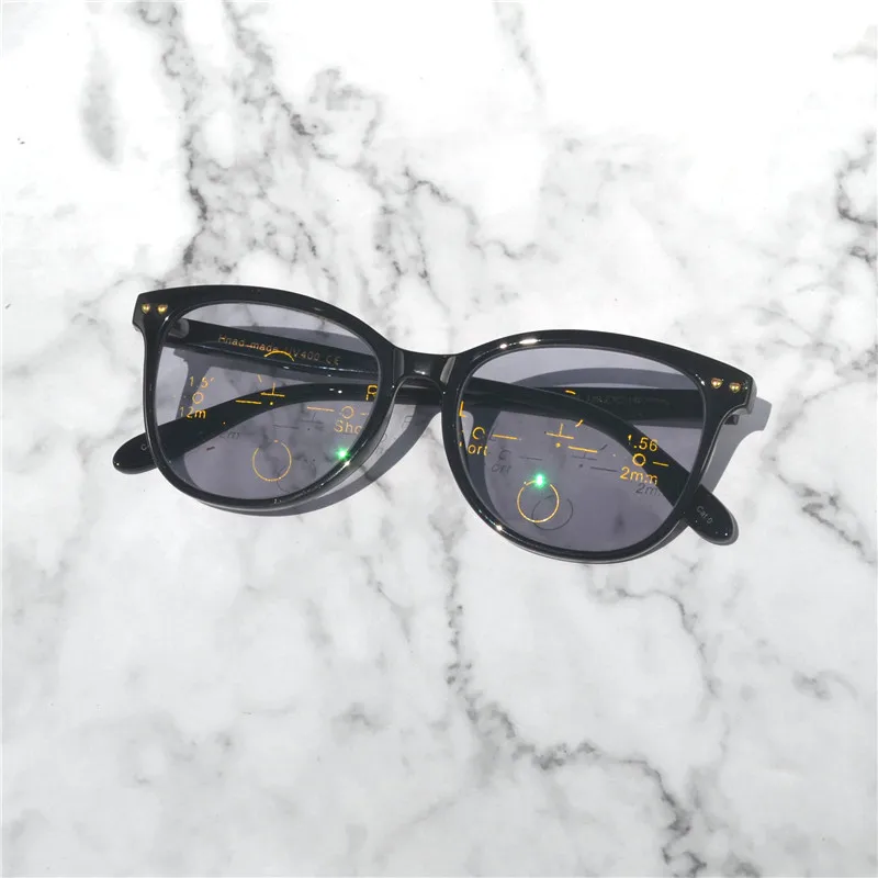 MINCL/Brand Progressive Multifocal Lens Reading Glasses Men Presbyopia Hyperopia Bifocal Glasses Sun Photochromic eyeglasses NX