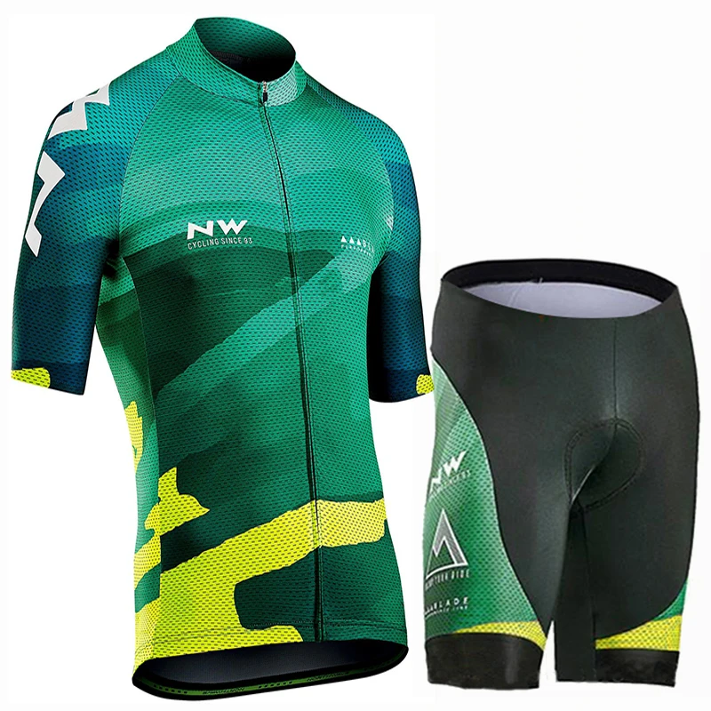 Normal Cycling Set Summer Quick-Dry Cycling Jersey Set MTB Road Bicycle Cycling Clothing Breathable Mountain Bike Clothes Cycling Set - Цвет: Normal Cycling Set