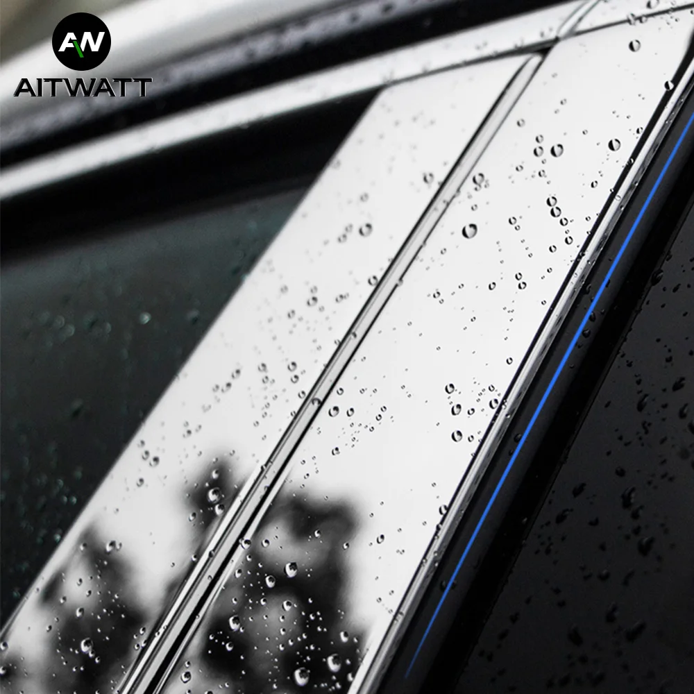 Подходят для Audi Q7 2016 2017 2018 центральные колонны из нержавеющей стали A + B C оконные
