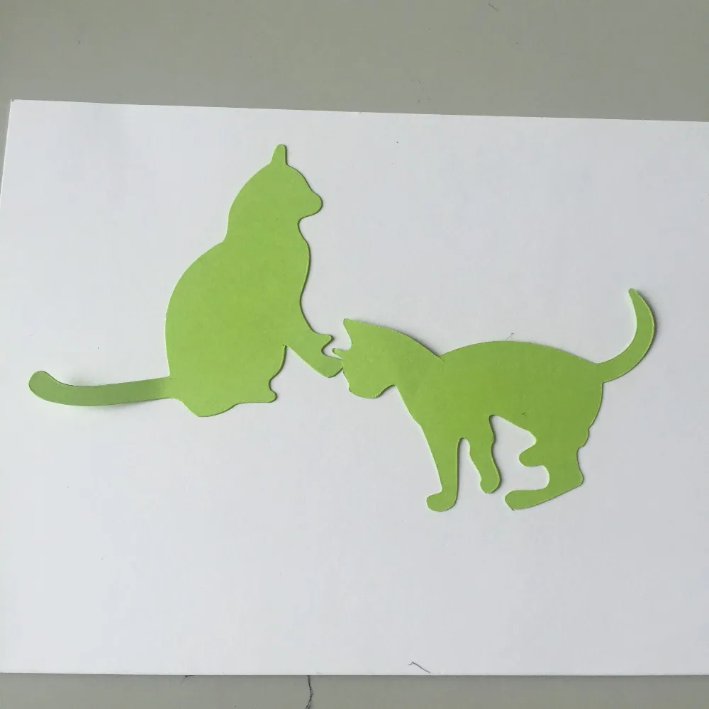 Коты для скрапбукинга Деревянный Штамп бумаги и войлок толщиной 15 8 мм TYC085 | Дом