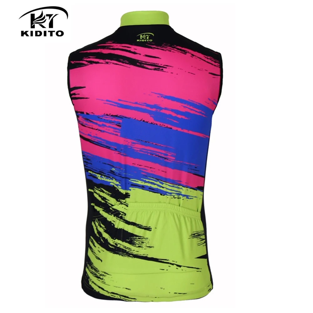 Мужская велосипедная куртка без рукавов с защитой от ветра|bicycle clothing|maillot ciclismocycling