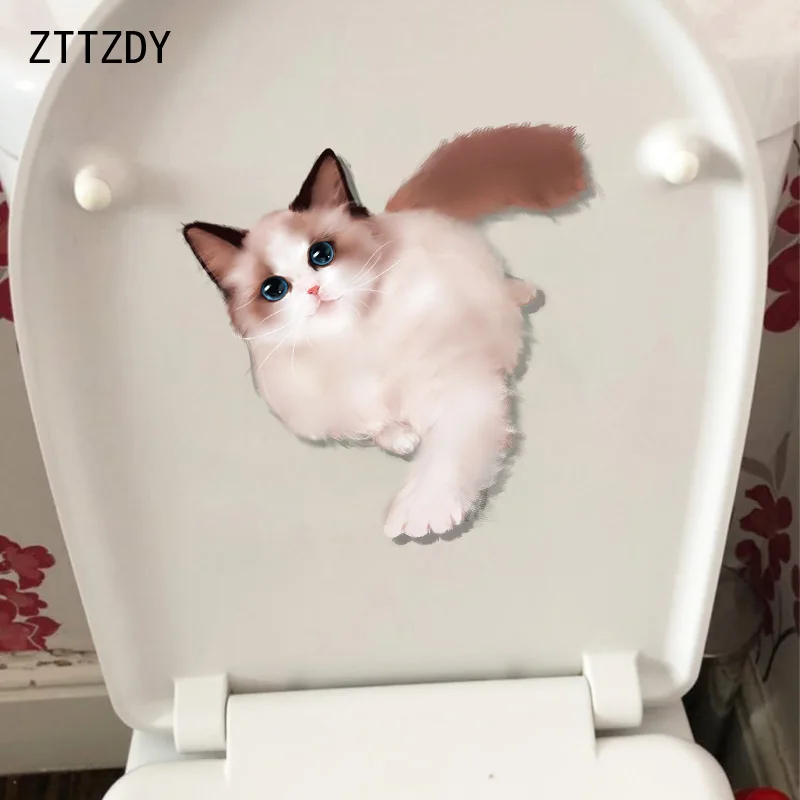 ZTTZDY 21 7*21 1 см милый Pet кукольный Кот детские комнаты Декор наклейка забавные