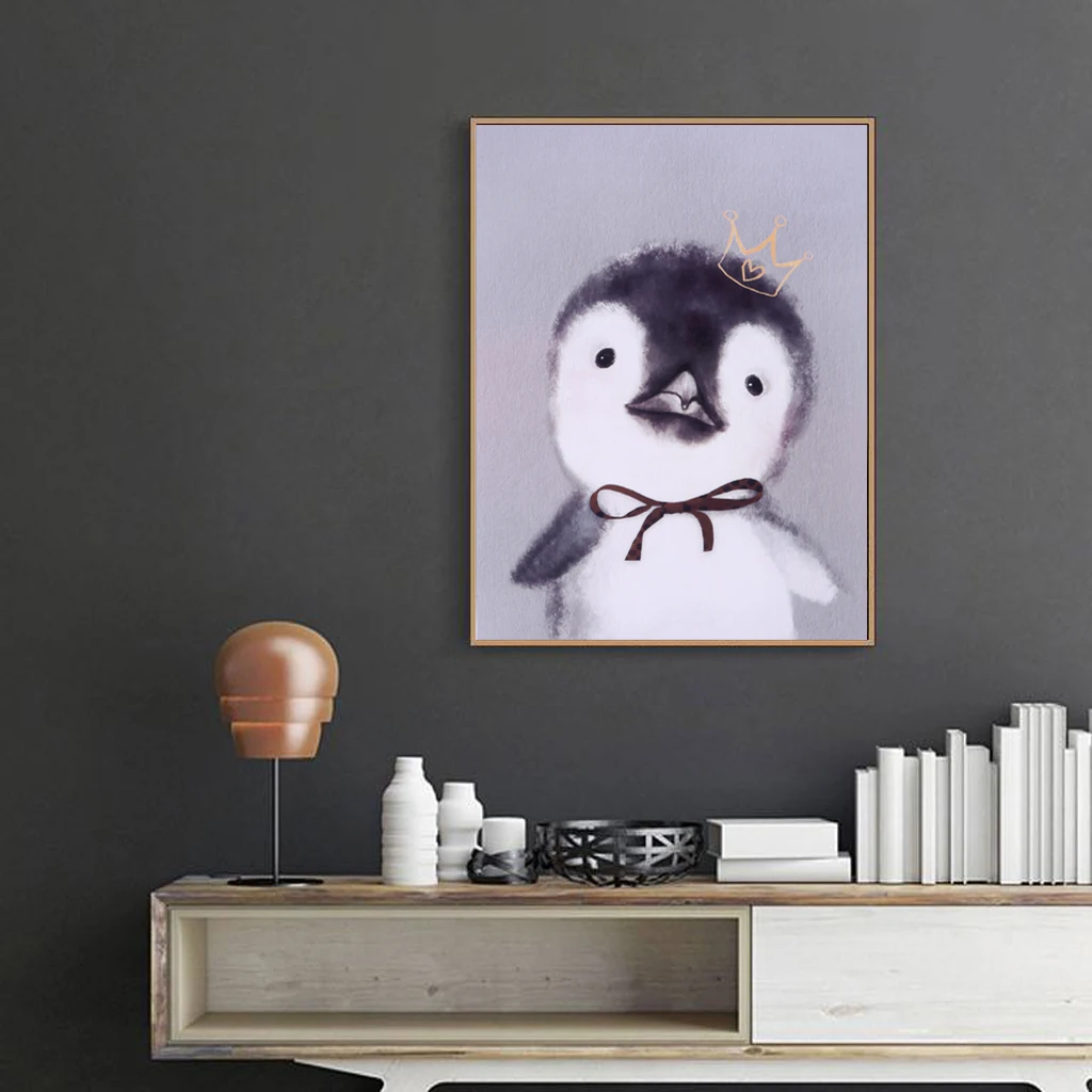 Милые животные DIY живопись Мульти Стиль Современное настенное искусство картина