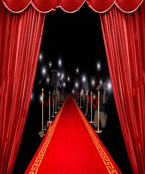 Красные ковры Paparazzi VIP голливудские Vip шторы фоны Высокое качество компьютерная
