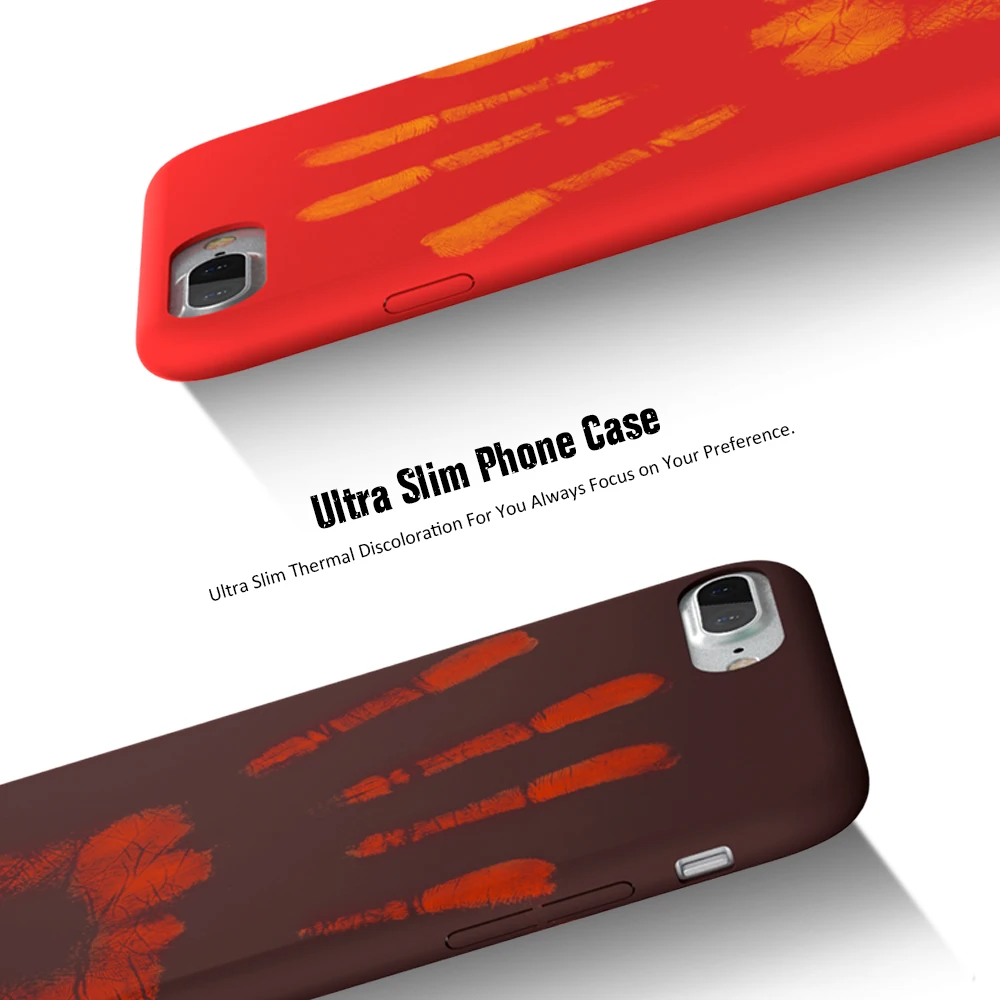 Для iPhone 6 Чехол kisscase новые Термальность индукции силиконовый Вернуться ТПУ