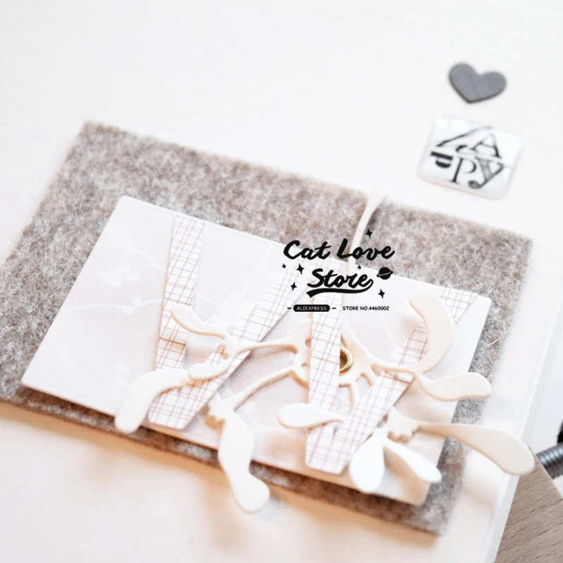 Лист цветок растение металлические Вырубные штампы трафареты для рукоделия