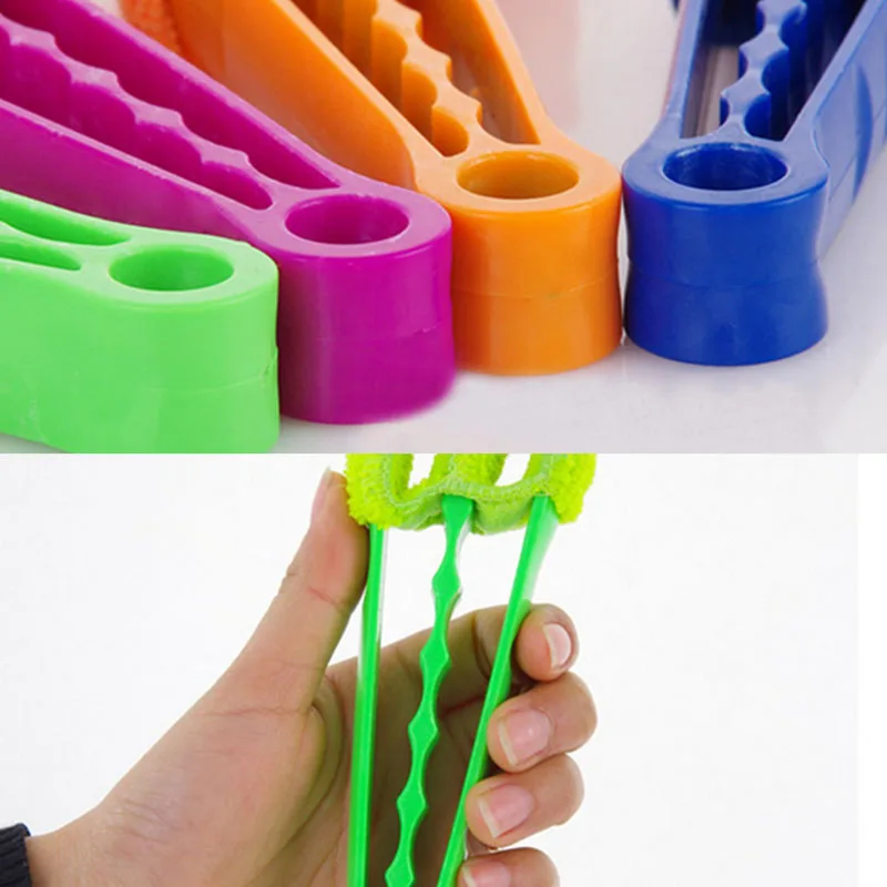 Слепых очистки 3-лезвия Жалюзи Кисть Очиститель кондиционеров затвора Главная