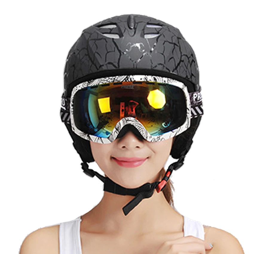 Шлемы для катания на лыжах Propro мужские и женские полупокрытые шлемами спорта