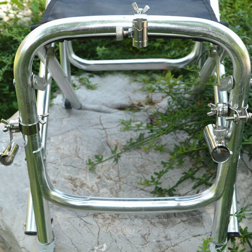 Chair Mount Clamp Hardware Boat Anti-slip Bracket Stainless Steel Outdoor Corrosion Resistance Fishing Rod Holder Practical Clip |