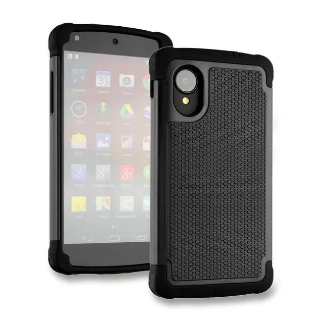 Nexus 5 чехол для LG силиконовый жесткий телефона Google E980 2in1 Гибридный ПК + Силиконовый