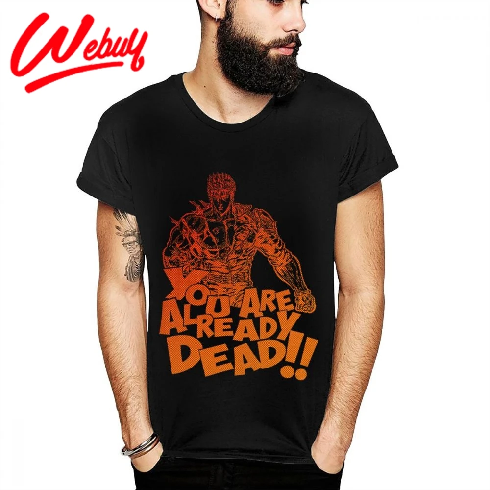 New Design Fist Of North Star Kenshiro Hokuto No Ken Homme T Shirt For Man Leisure S-6XL Round Collar | Мужская одежда
