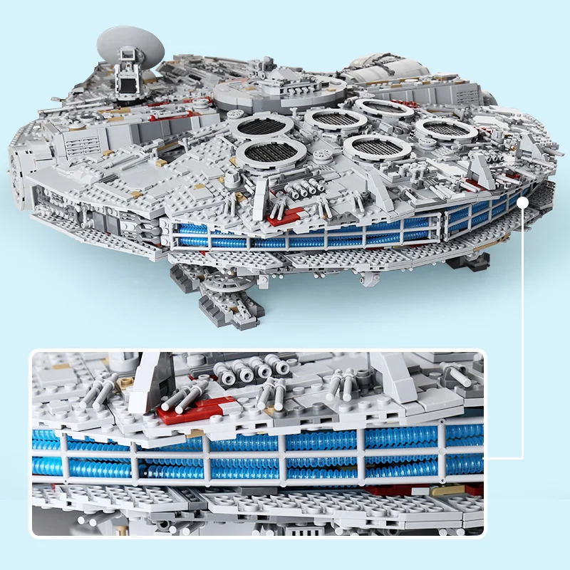 StarWars 05132 Разрушитель Миллениум Модель Строительный блок кирпичи развивающие игрушки, совместимые с 75192