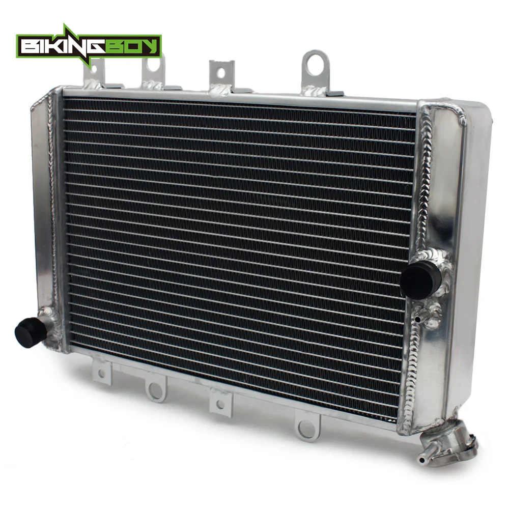 BIKINGBOY для Yamaha YFM 550 700 Grizzly 2009 2010 2011 2012 2013 ATV ALU Cores двигатель водяного охлаждения кулер радиатор
