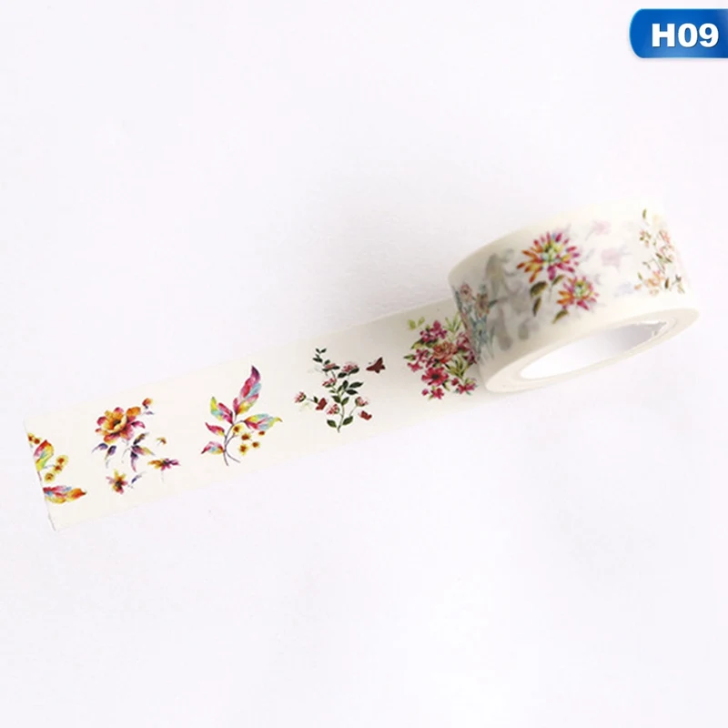 H09 2 см в ширину Тоторо флаги Бумага васи клейкая лента DIY Скрапбукинг наклейка этикетка Маскировка для ремесла лента студенческие принадлежности - Цвет: H09