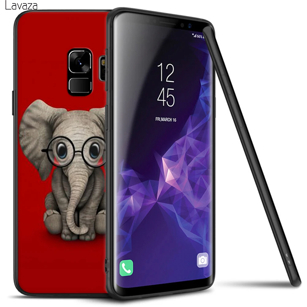 Lavaza Cute Elephant Soft Case for Galaxy A3 A5 2016 2017 A6 plus A7 A8 A9 J6 2018 A10 30 40 50 70 |