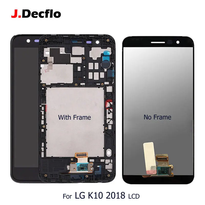 Запасные части для LG K10 2018 ЖК дисплей + сенсорный экран дигитайзер в сборе с/без