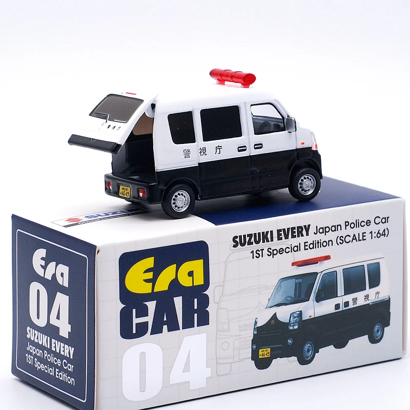 1: 64 Эра автомобиль Suzuki каждая Японская полиция H.K. Мини скорой помощи пожарный фургон литой модельный автомобиль