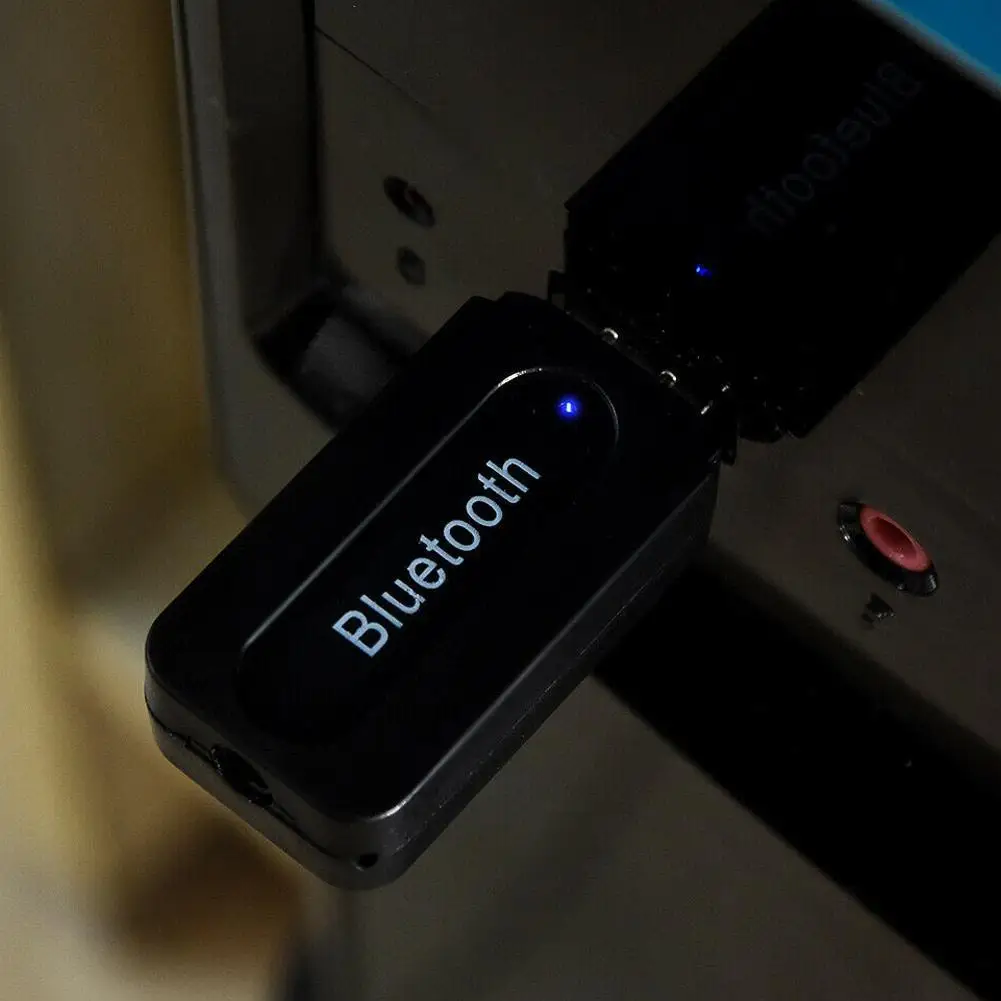 Портативный AUX к USB беспроводной Bluetooth аудио стерео автомобильный музыкальный приемник адаптер(с 3,5 мм аудио кабель