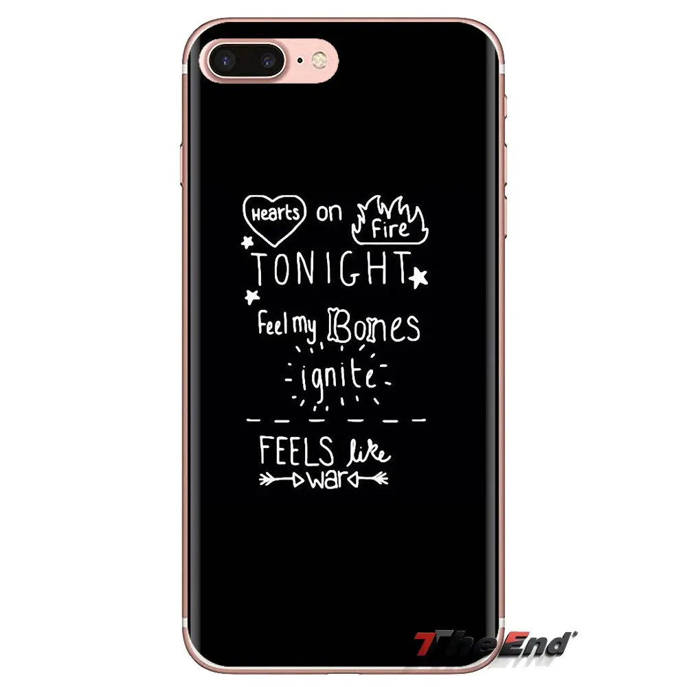For Xiaomi Redmi 4A S2 Note 3 3S 4 4X 5 Plus 6 7 6A Pro Pocophone F1 Transparent Soft Cases Covers ALL TIME LOW POP PUNK BAND |
