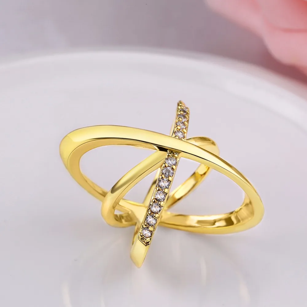 Стильный Мода 2017 г. Для женщин Кольца Творческая звезда горный хрусталь